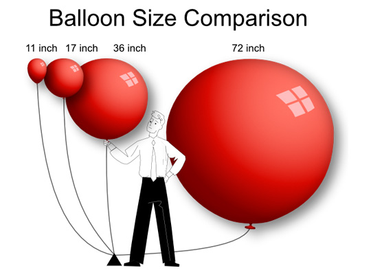 balloons-size